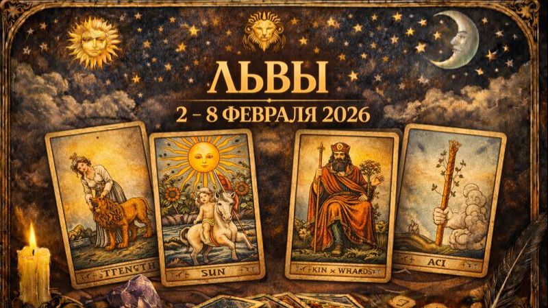 Таро-прогноз для Львов с 2 по 8 февраля 2026 ♌ Любовь • Финансы • События смотреть онлайн