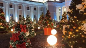 Скрытый рождественский сад Москвы гигантские украшения и сказочная карусель 🎄✨🎠