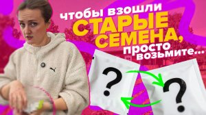 ТАК ВЗОЙДУТ ДАЖЕ СТАРЫЕ СЕМЕНА