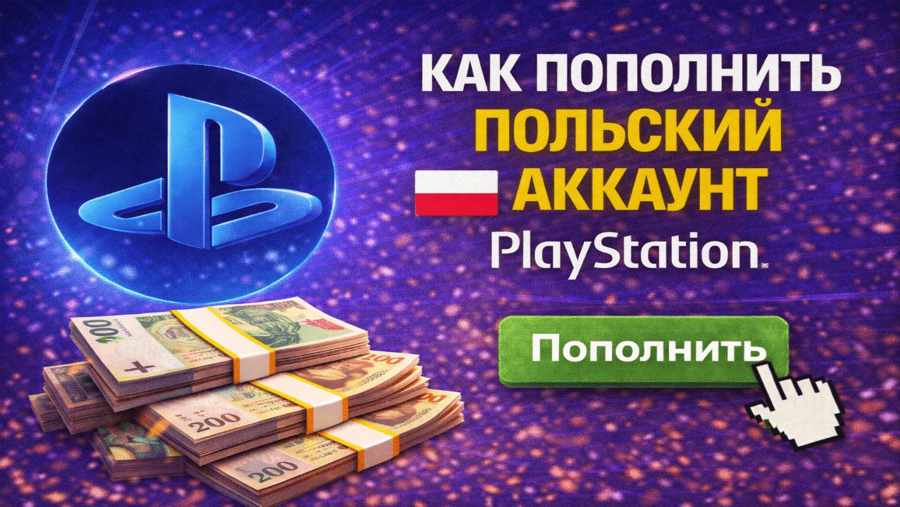 Как пополнить польский аккаунт PlayStation Network в 2026 смотреть онлайн