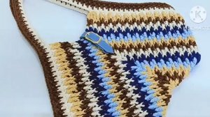Новая и эксклюзивная модель сумки, вязаной крючком