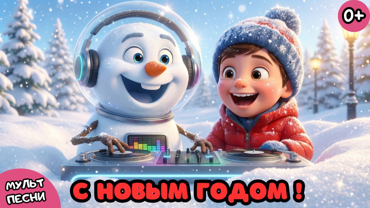 DJ Снегобит  СНЕЖНЫИ ДЭНС-НОН-СТОП  Новогодняя песня и танец для детеи 