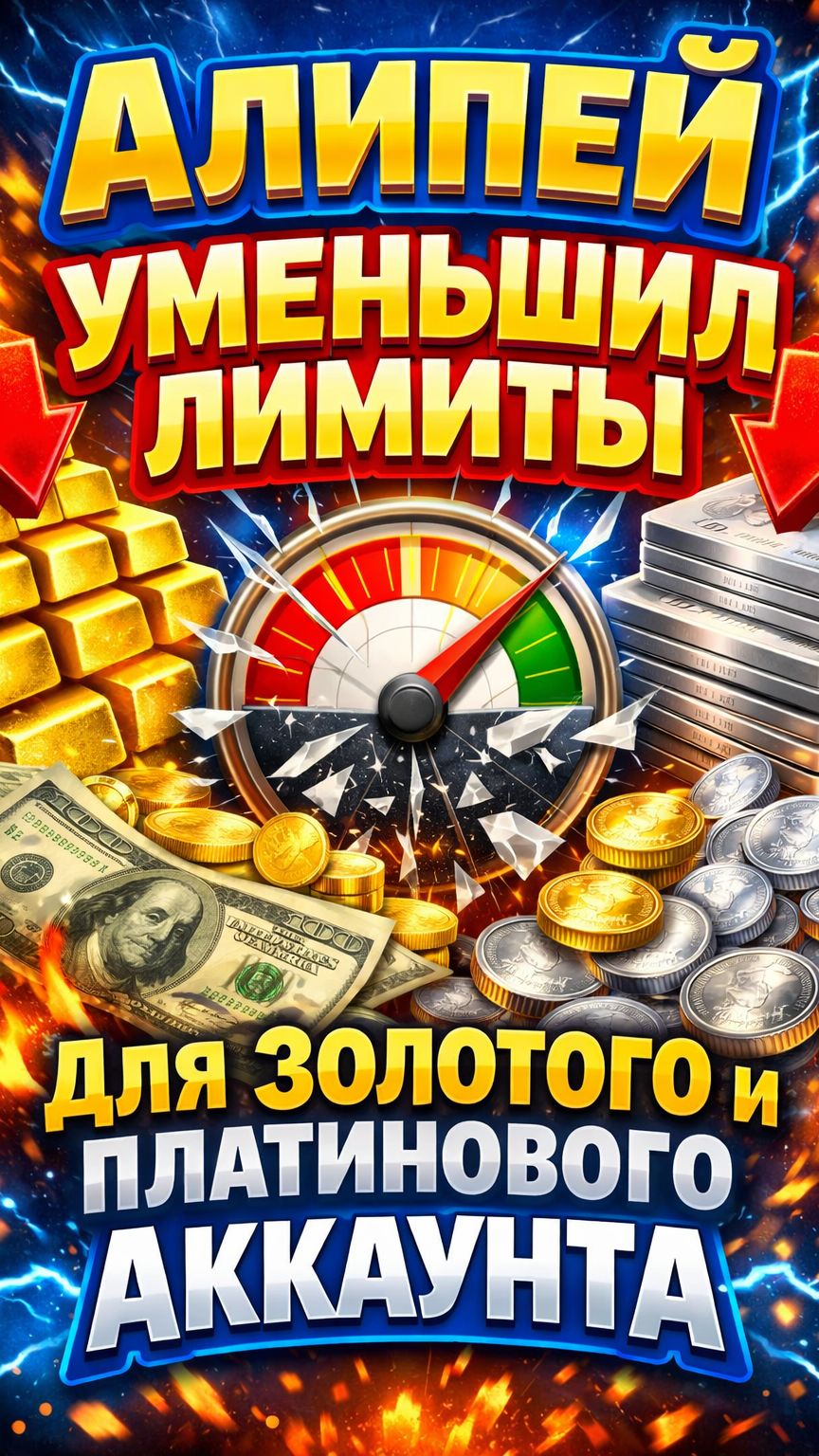Алипей уменьшил лимиты для золотого и платинового аккаунта #alipay #алипей смотреть онлайн
