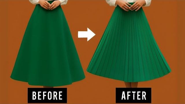 Сшейте юбку в складку за считанные минуты. Самый простой способ, который вы когда-либо пробовали смотреть онлайн