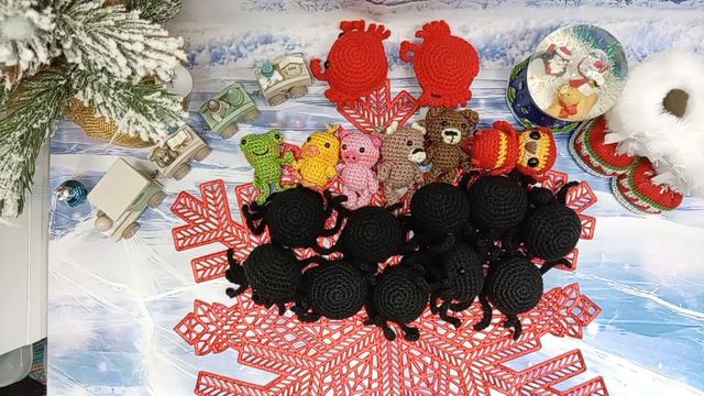 #бой_недовязов7 Итоги проекта💕.Готовые работы💕. Кукла из тестирования 😍 смотреть онлайн