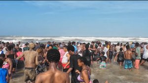 Южная Африка. Дурбан: Пляжи битком.