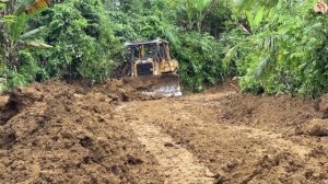 Строительство, расчистка горной дороги, обзор