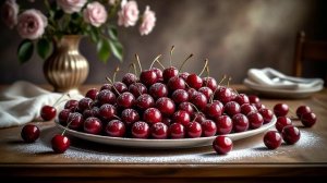 Вишня в поршке