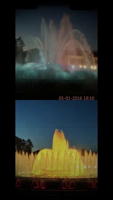 Барселона. Светомузыкальный фонтан Монжуик