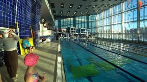 211215 50м спина 2класс Черникова Влада 2дор 1м09сек 2место Кирпиченко Диана 3дор 1м12сек 3место