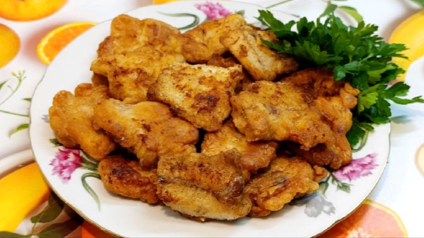 МИНТАЙ в кляре, вкусно и быстро! Пошаговый рецепт! смотреть онлайн