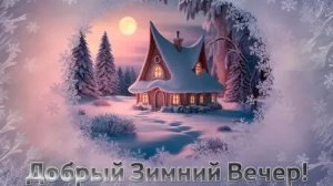 Гармония и тишина! Добрый зимний вечер. Шикарная музыкальная открытка.