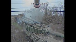 Донбасс. В н.п. Николайполе операторами FPV-дронов ИЦПБТ «Рубикон» был поражен танк Leopard 1A5 ВСУ