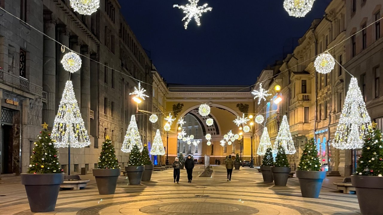 Предновогодний Санкт-Петербург