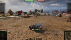 Мир танков. Полигон. ХАЙВЕЙ. Бой на Об.140. Взял фрага. Победа.