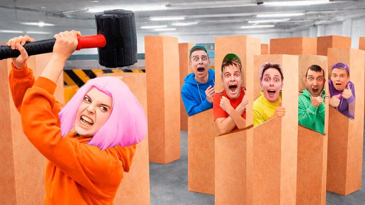 ЭКСТРЕМАЛЬНЫЕ ИГРЫ В ПРЯТКИ В КОРОБКАХ ШКАФЧИКАХ И СЕЙФАХ!!!