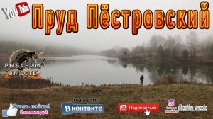 Пруд Пёстровский. Пробуем с Аделей поймать хищника.