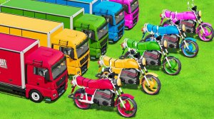 МАШИНКИ ВИДЕО ПРО МАШИНКИ КАТАЕМСЯ НА МОТОЦИКЛАХ С ПРИЦЕПОМ ЦВЕТНЫЕ МАШИНКИ ИГРУШКИ МАШИНКИ