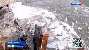 В Павловском округе продолжают восстанавливать наплавной мост