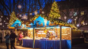 ШВЕЙЦАРИЯ. Новогодний уютный, нарядный  Базель.