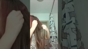 покрасилась в розовый цвет волос???