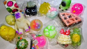 АСМР СКВИШИ лапки ✨ звуки АСМР сквишей и антистрессы 🥰