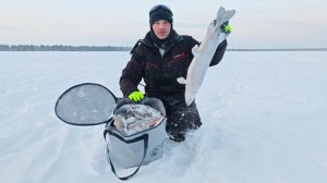 ПЕРВЫЙ РАЗ ПОПАЛ НА ЭТО ОЗЕРО И СРАЗУ БОНУС.ЗИМНЯЯ РЫБАЛКА.