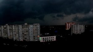 Гроза в городе. Видео