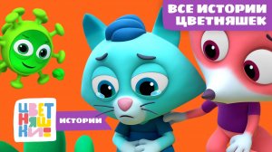Все истории Цветняшек — полный сборник | Цветняшки мультики для детей