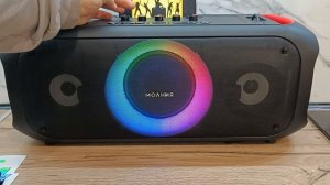 работа микрофона на акустической системе Урал молния 7500