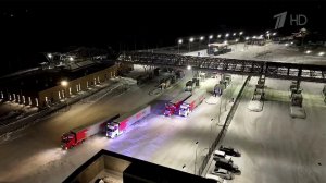 Сегодня на полную мощность заработал автомобильный пункт пропуска "Кани - Курган".