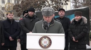 В Грозном открыли памятную плиту в честь погибших в авиакатастрофе под Актау