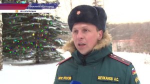 Нижегородские спасатели и пожарные устроили праздник для пациентов детской областной больницы