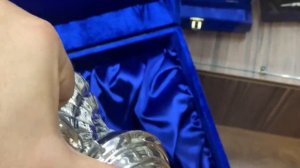 Серебряный кувшин "Лазер", кв056