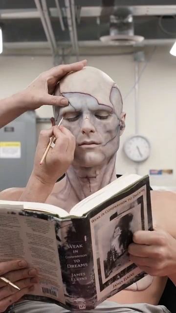 Как гримировали Элорди для фильма "Франкенштейн" смотреть онлайн