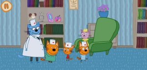 Три Кота Мультфильм Пациента на прививку от столбняка.