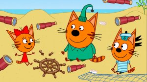 Три Кота — Мультфильм для Детей | Новые морские истории| Три Кота Мультик Смотреть |Развивающая Игра