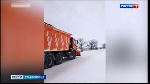 Зима постепенно заходит на Ставрополье