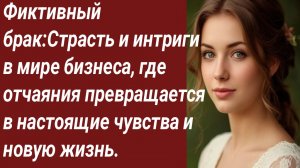 Истории для Вас/Фиктивный брак:Страсть и интриги в мире бизнеса.../Жизненные истории/ Аудиорассказ.