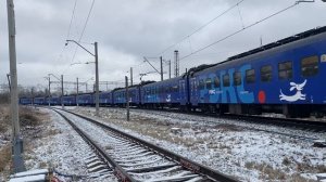 Электропоезд ЭП2Д-0101 «РЭКС»«Пошел по обычному рассписанию №6186 Звенигород-Икша» Голицыно 25.12.25