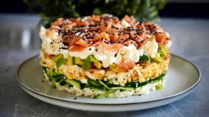 лучший САЛАТ на Новый Год 2026 : САЛАТ, который ПОКОРИТ всех гостей!  Новогоднее Меню 2026