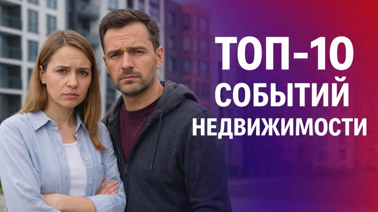 🔥 ТОП-10 СОБЫТИЙ НЕДВИЖИМОСТИ 2025: 350к нераспроданных квартир + схема Долиной! смотреть онлайн