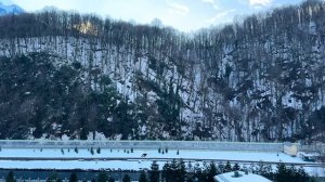 Вид на горы с ТЦ Галактика с. Эсто-Садок