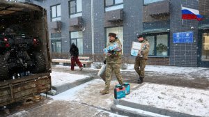 Крупная партия гуманитарной помощи отправилась на передовую