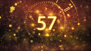 Минута до Нового года 2026 - заставка интро футаж