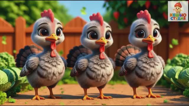 Индюшата Ко-Ко-Ко - Детская песенка для малышей