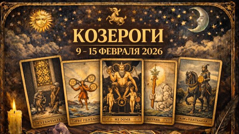 Таро-прогноз для Козерогов с 9 по 15 февраля 2026 ♑ Любовь, финансы, события смотреть онлайн