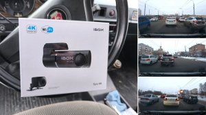 Видеорегистратор iBOX Epic 4K WiFi Dual❤️ Распаковка. Обзор. Примеры видео👀