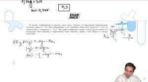 В системе изображённой на рисунке масса груза лежащего на шероховатой горизонтальной - 31084