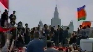 Митинг на Воробьевых горах, выступление группы Гражданская оборона.1994 год
